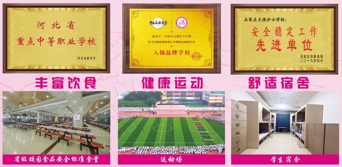 石家庄天使护士学校环境及食宿条件怎么样