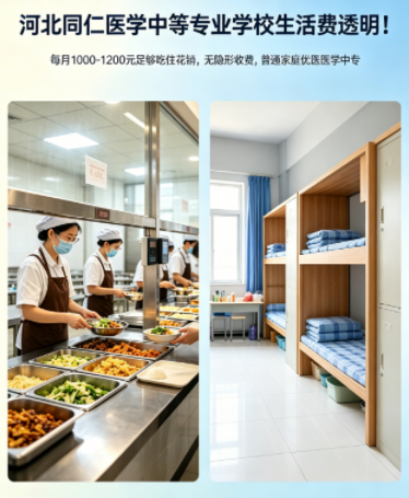 2026河北同仁医学中等专业学校每月生活费多少钱